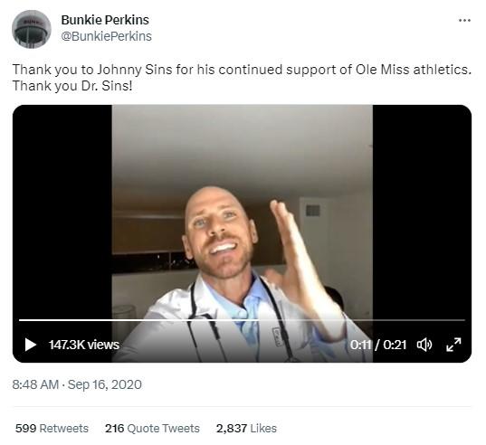 537px x 492px - Fact Check: Man Pictured With Stethoscope Is NOT Sen. John Fetterman's  Doctor -- He's Porn Actor Johnny Sins | Lead Stories