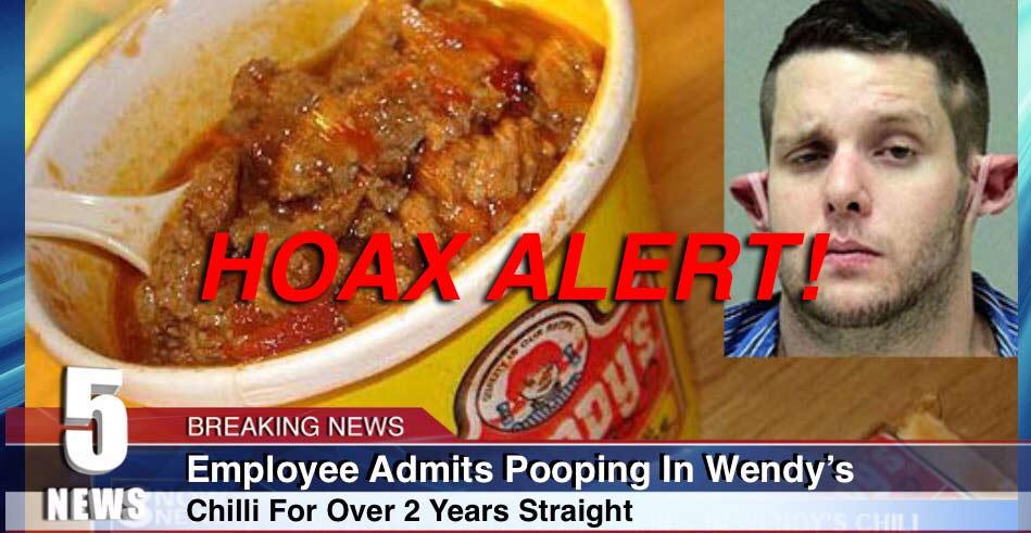 Employee DID NOT Admit To 'Pooping' In Wendy's Chili For Over 2 Years