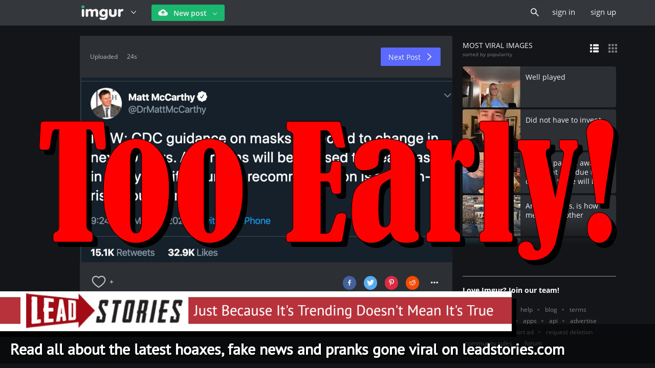 Fact Check: CDC Is NOT Scheduled To Recommend Masks For Everyday Life